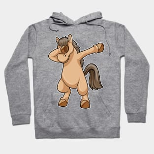 Horse at Hip Hop Dance Dab Hoodie